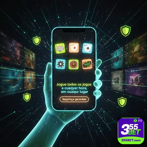 Usuário acessando promoções regulares de cassino móvel no app 355bet