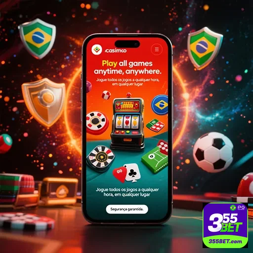 Imagem promocional do aplicativo 355bet com a marca 355bet destaque, promovendo apostas online.
